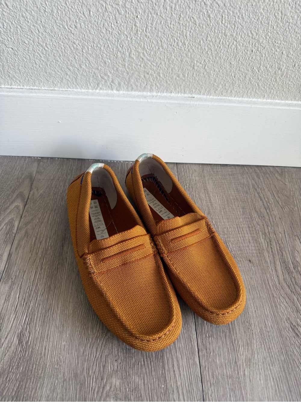 Women's Rothy's (The Driver) W7 Penny Loafers in Congac